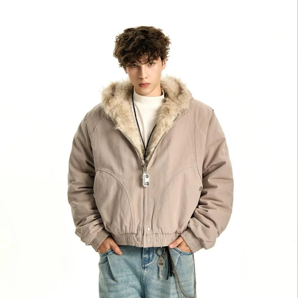 WS Unisex Faux Fur Winter Jacket