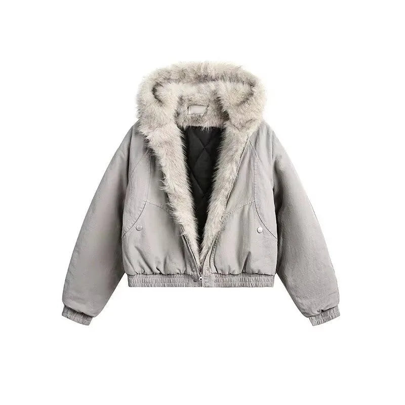 WS Unisex Faux Fur Winter Jacket