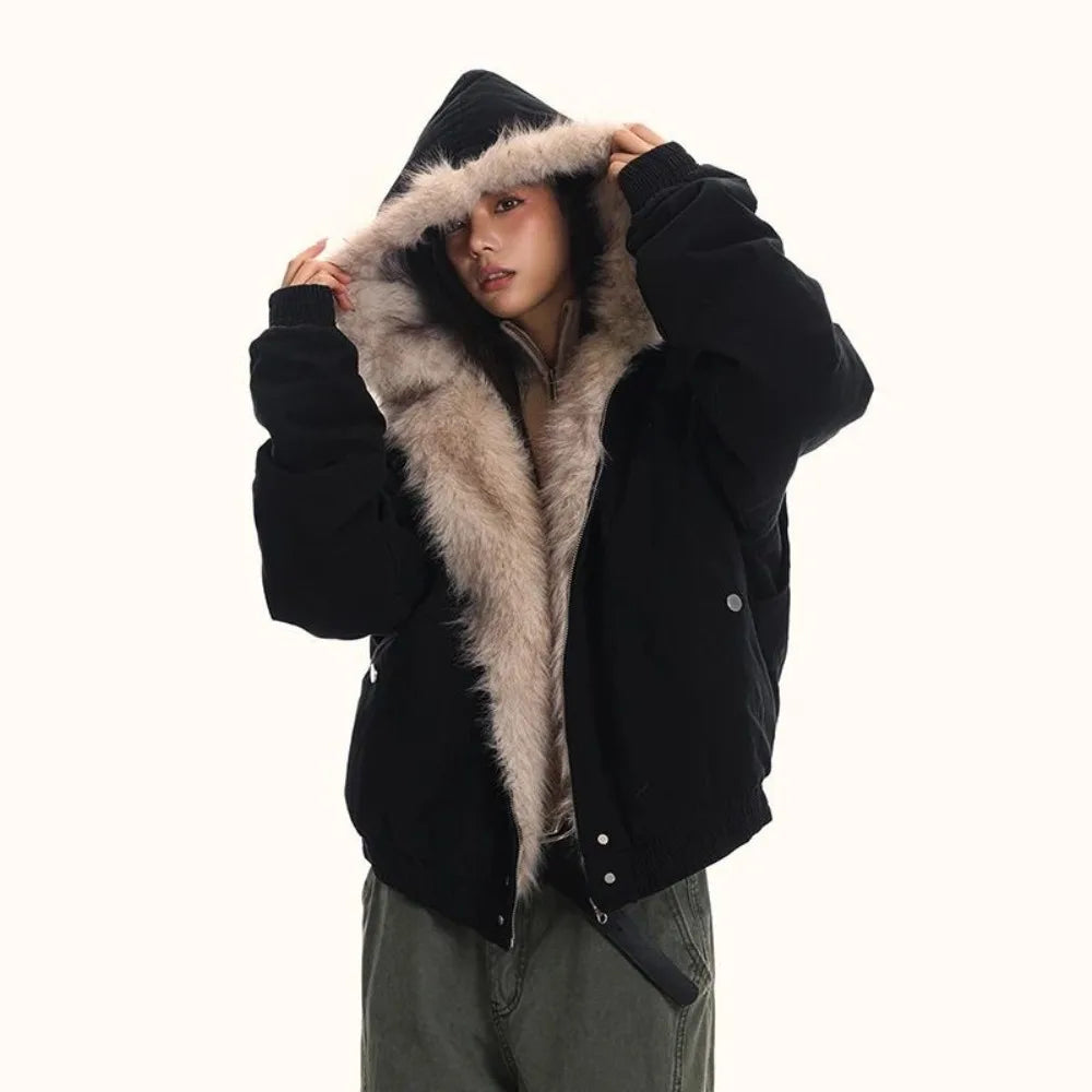 WS Unisex Faux Fur Winter Jacket