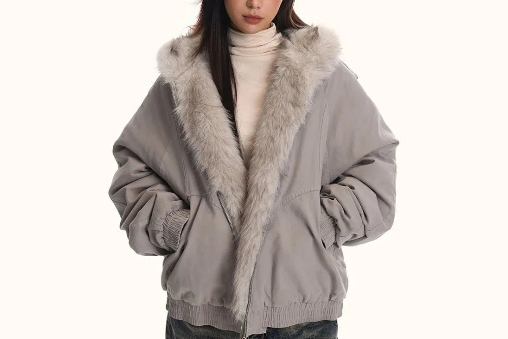 WS Unisex Faux Fur Winter Jacket