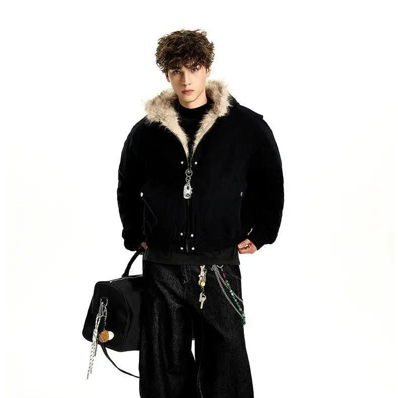WS Unisex Faux Fur Winter Jacket